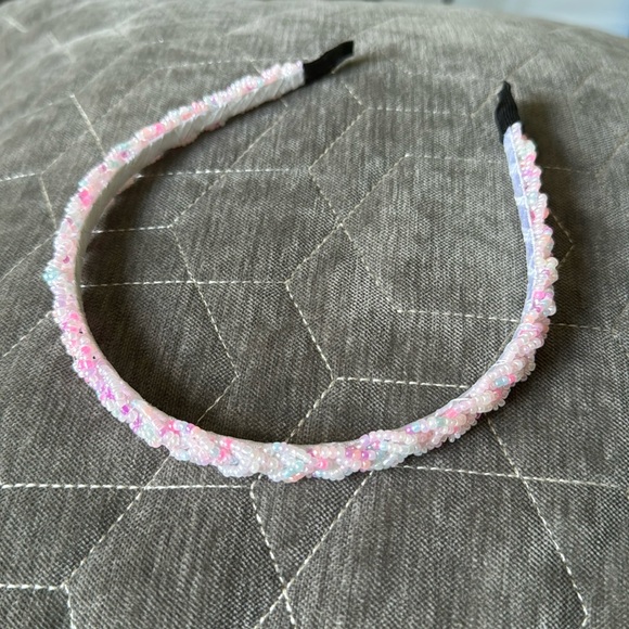 Accessories - Pastel Seed Bead Cotton Candy Headband